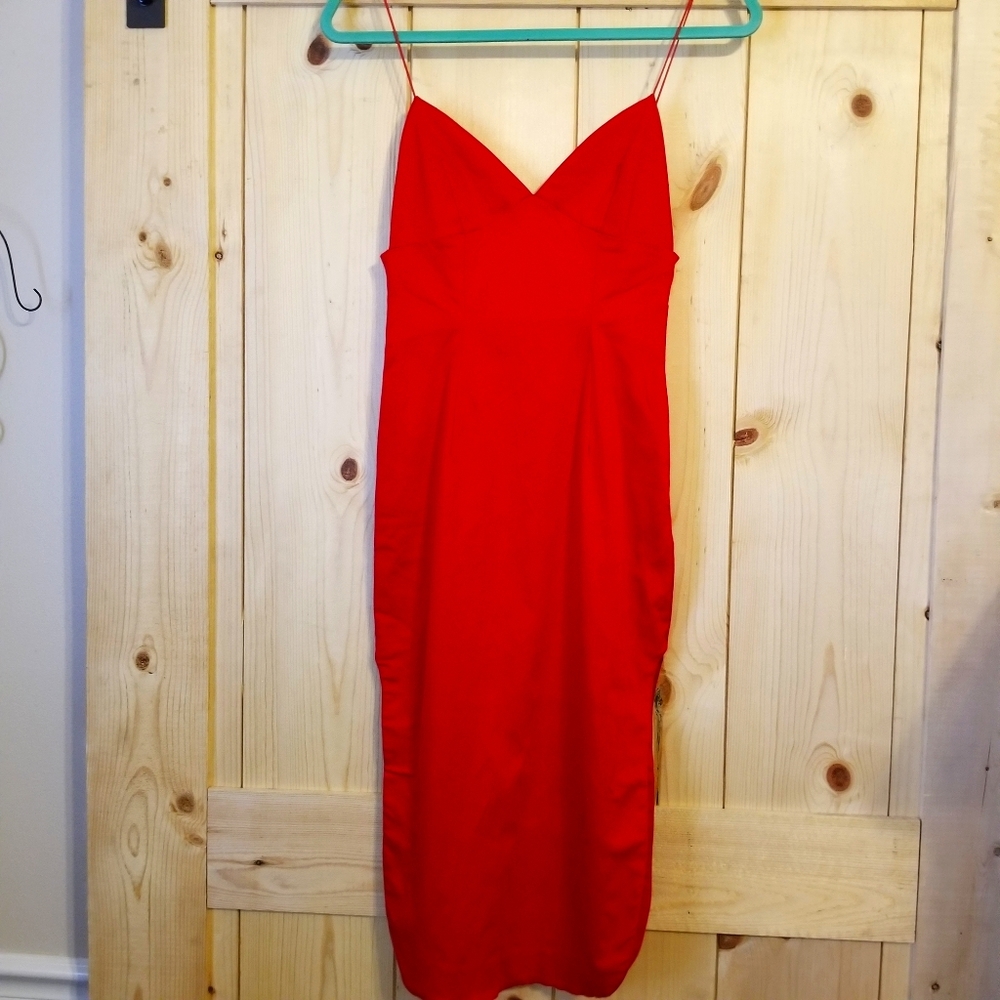 MLM Label Free People Red Sheath Dress